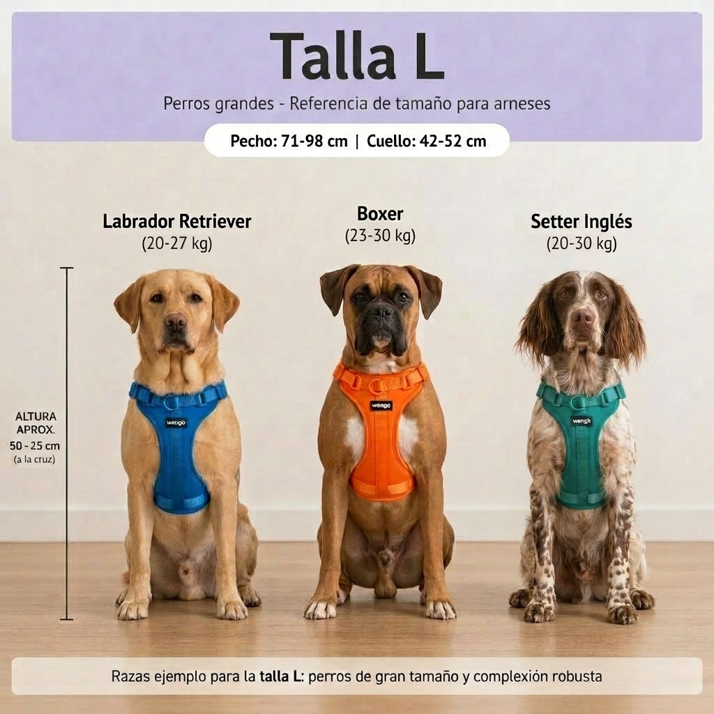 Guía de tallas - L