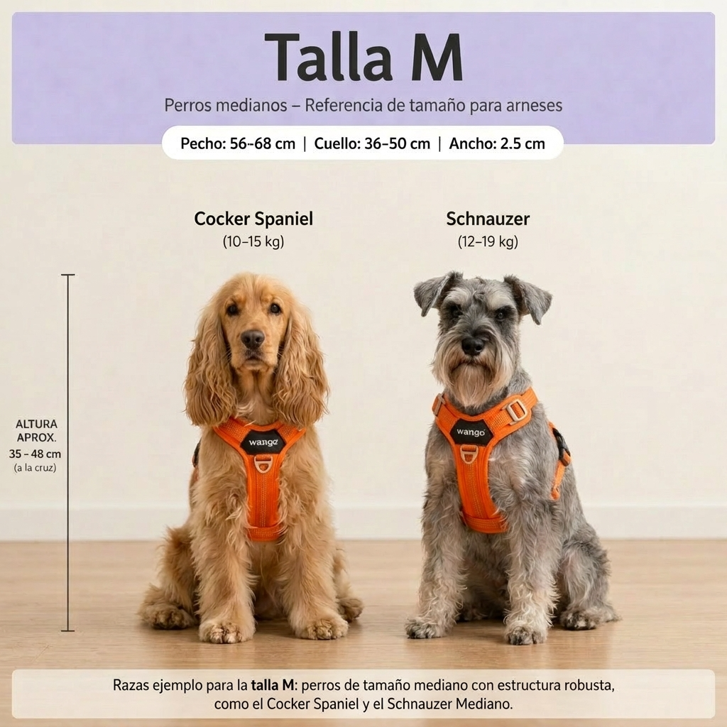 Guía de tallas - M